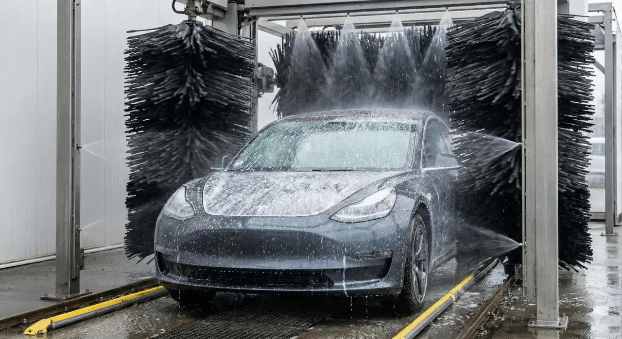 Myjnia automatyczna: Jak umyć auto bezpiecznie i bez rys? Poradnik