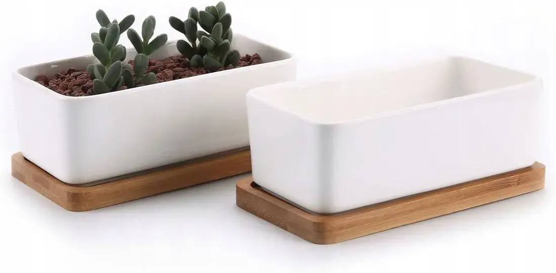   Doniczki ceramiczne prostokątne - Podnieś swój ogród z doniczkami prostokątnymi