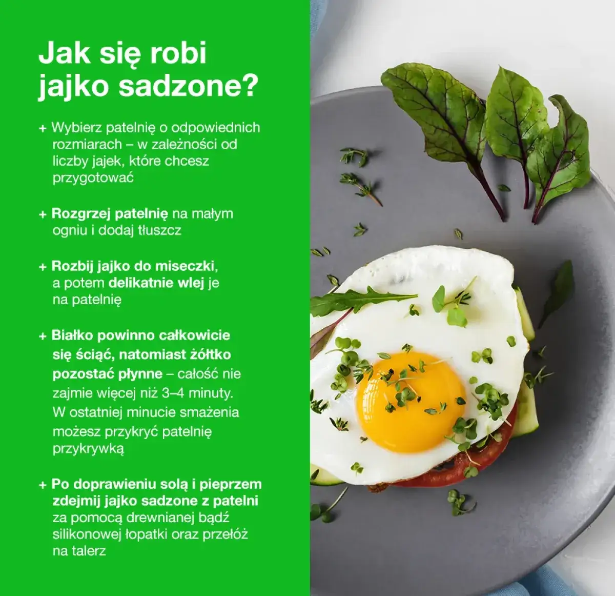 Jajko sadzone na obiad: 15 pomysłów na dodatek, który odmieni Twój posiłek