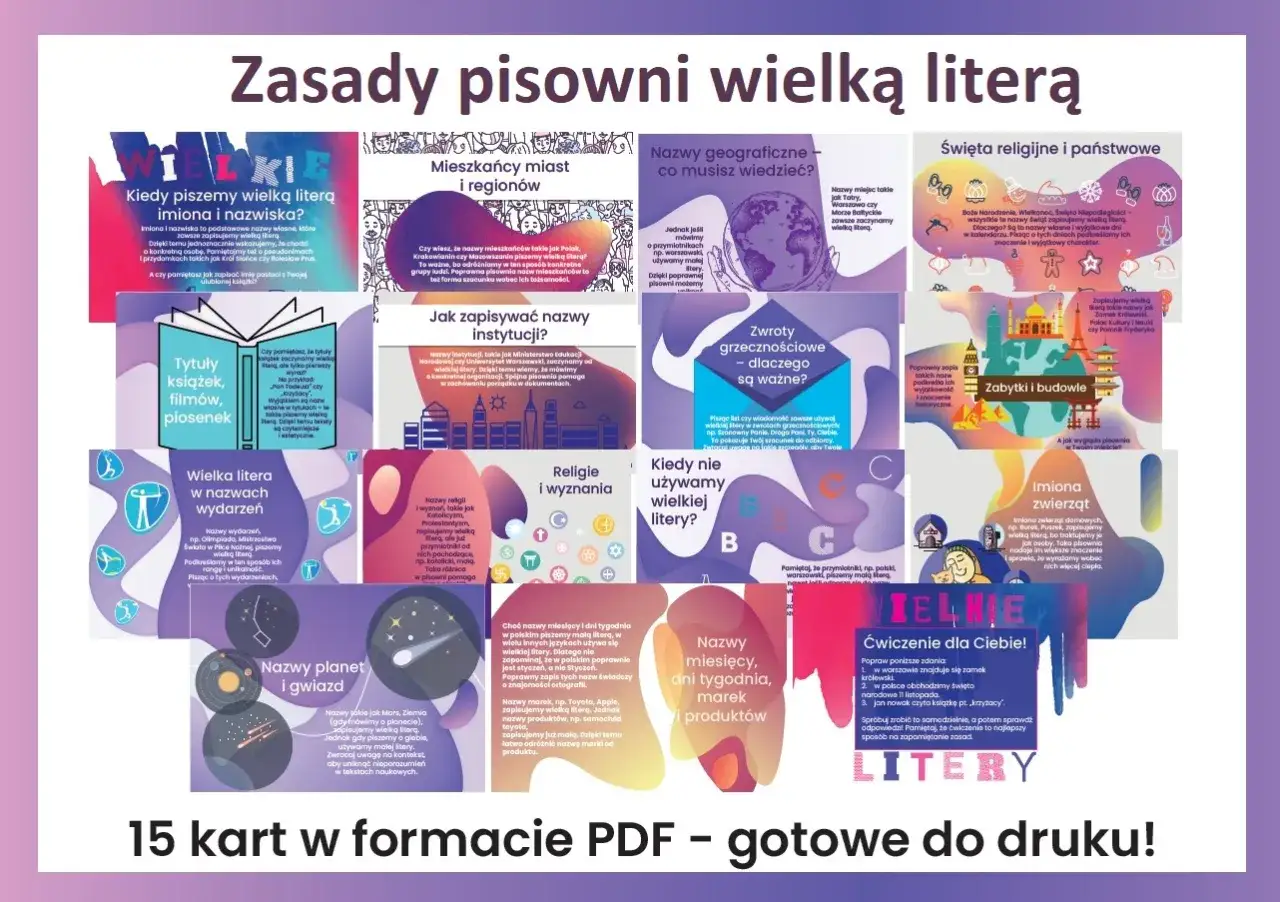 Czy nazwy przedmiotów szkolnych piszemy wielką literą? Oto zasady