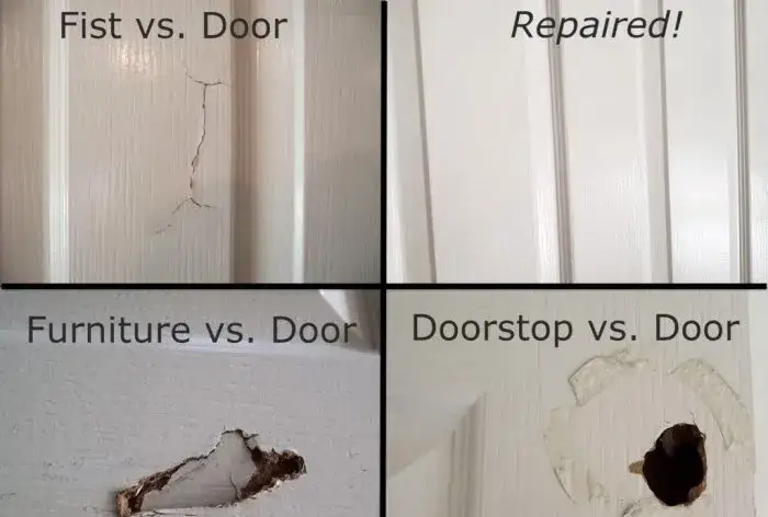 Jak naprawić dziurę w drzwiach z płyty i uniknąć kosztownych błędów