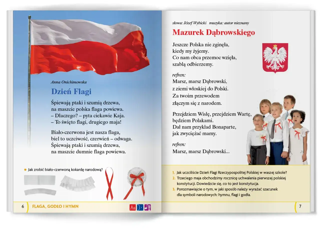 Powiewa flaga wiersz - odkryj znaczenie i emocje w Barwach ojczystych