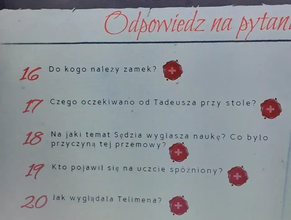 Czego oczekiwano od Tadeusza przy stole? Jego rola i obowiązki