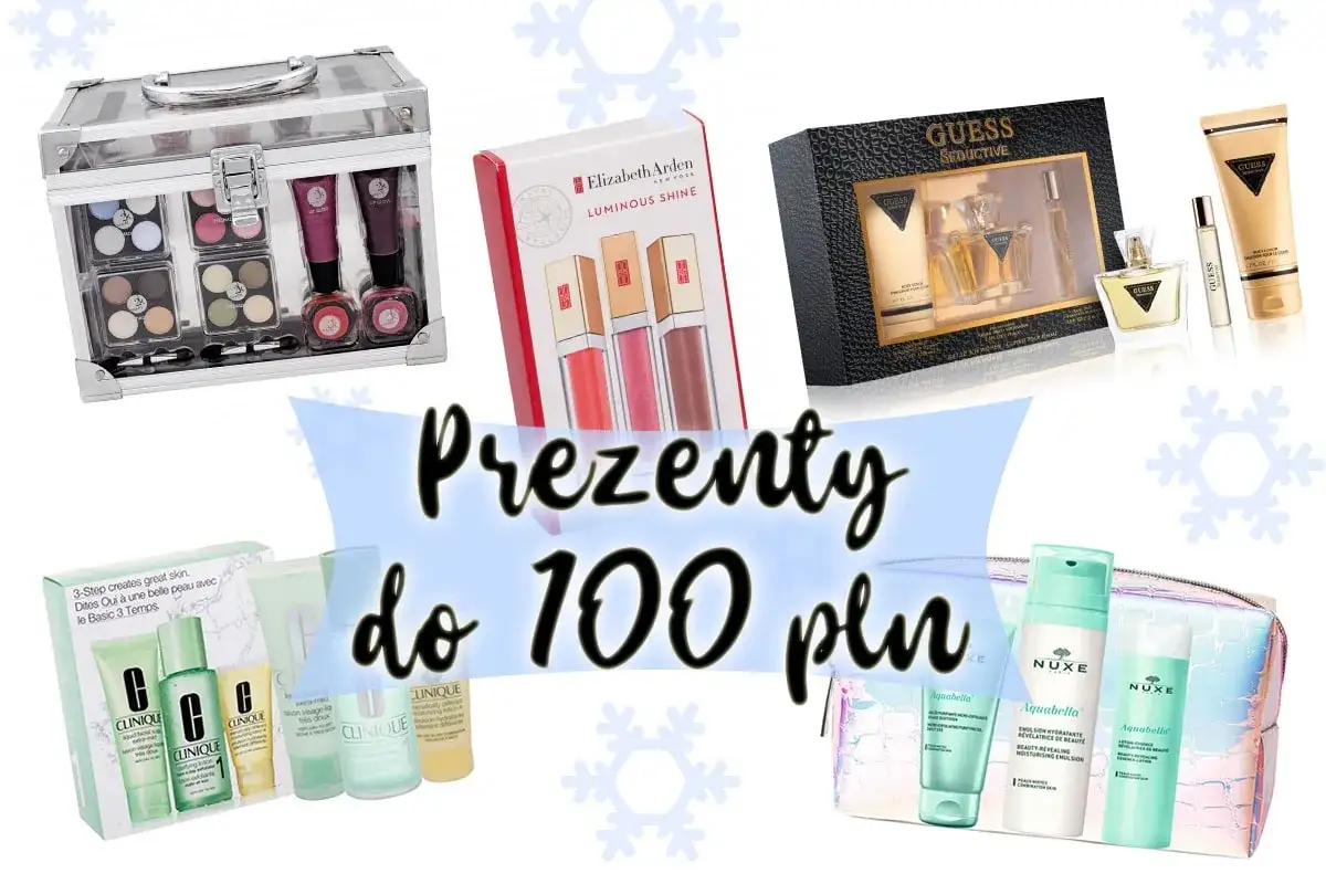 Zestawy kosmetyków i perfum – idealny pomysł na prezenty świąteczne do 100 zł.