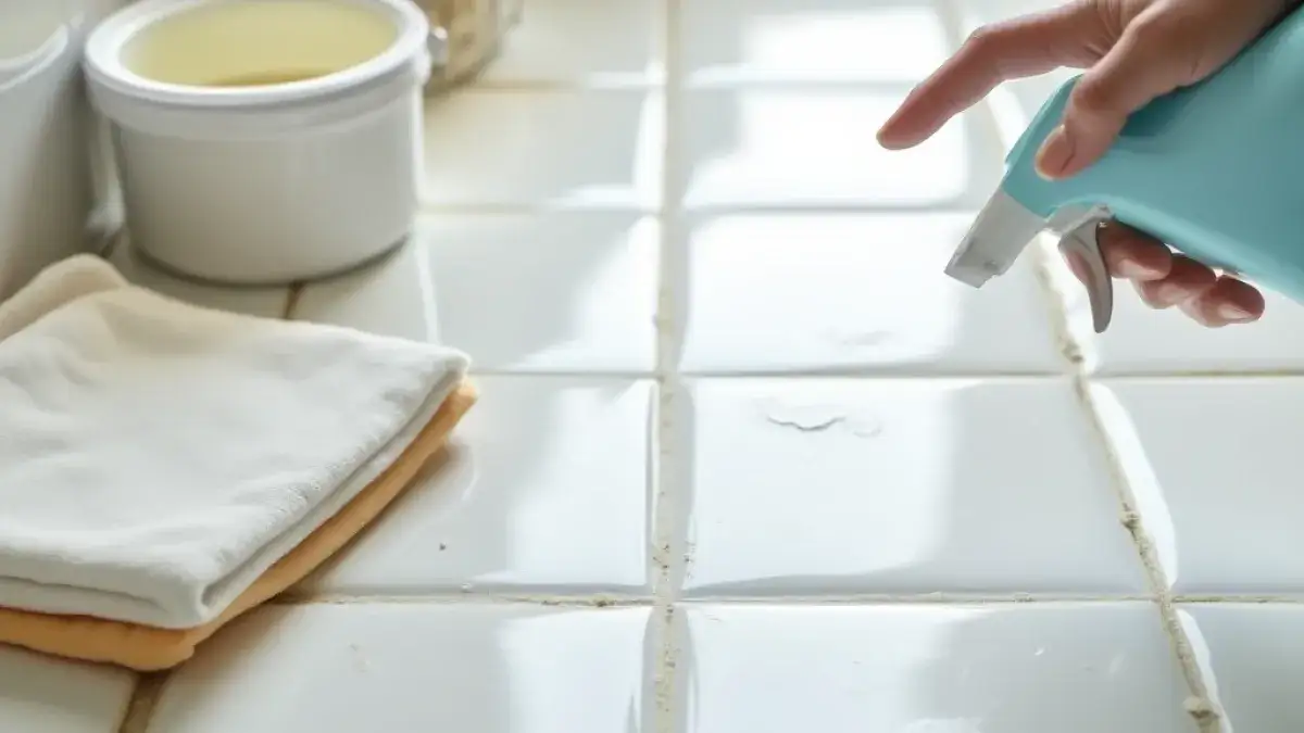 Czym odtłuścić kafelki? Domowe i prof. sposoby na lśniące płytki