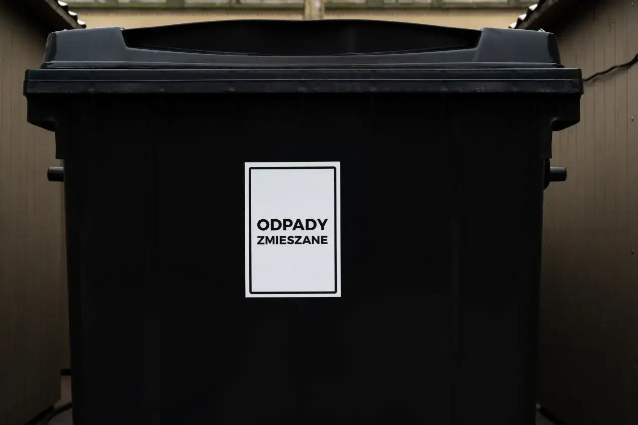 Co wrzucamy do czarnego pojemnika na śmieci? Unikaj tych błędów