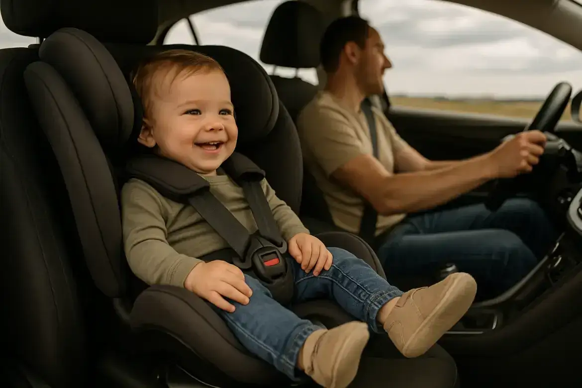 Fotelik z przodu: Kiedy legalne i bezpieczne? Wyłącz poduszkę!
