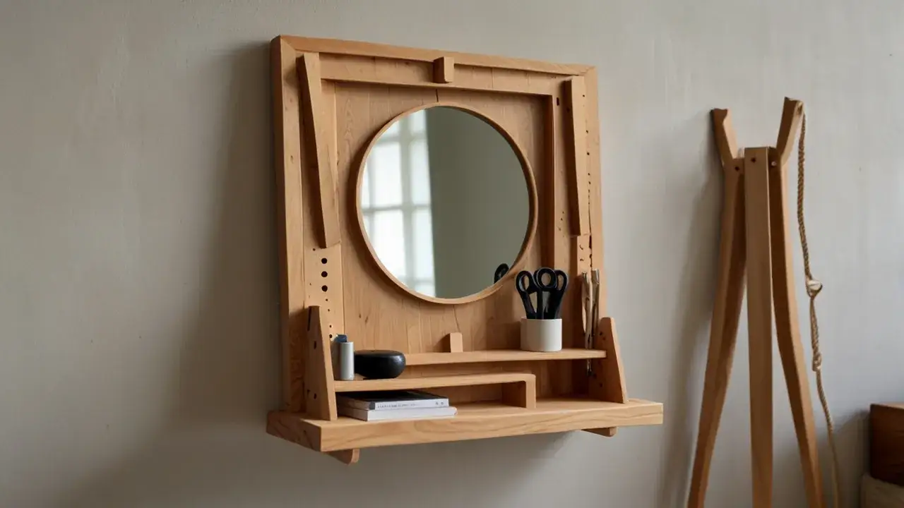 Jak samodzielnie wykonać stylowy stojak na lustro - instrukcja krok po kroku