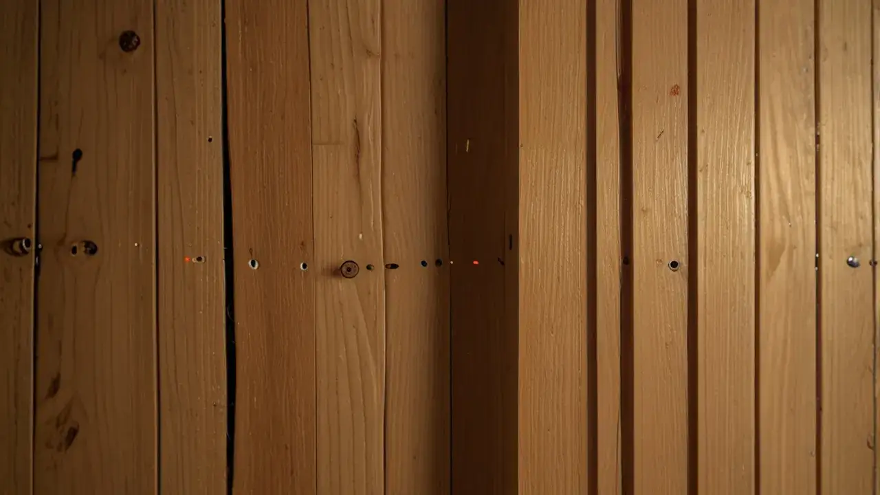 Jak zrobić ściankę działową z drewnianych listew - poradnik DIY