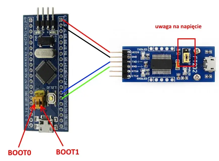 Jak prawidłowo podłączyć interfejs JTAG w mikrokontrolerze STM32 - poradnik