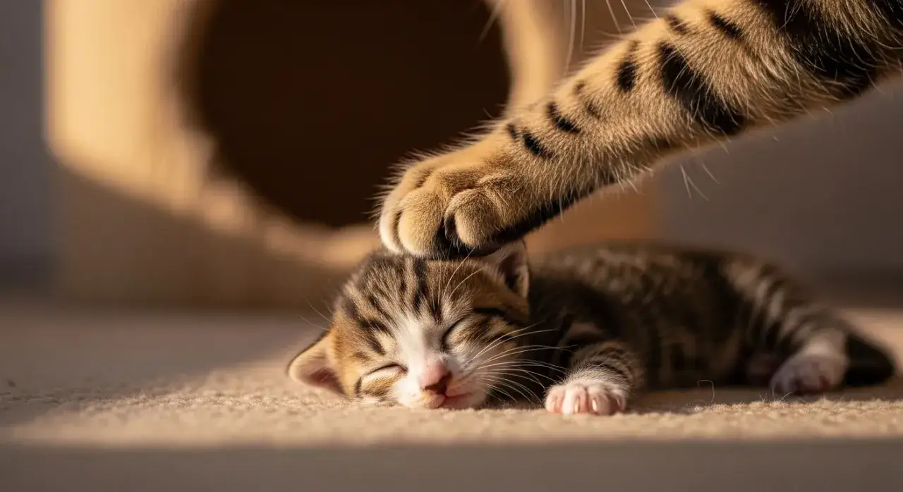 Dlaczego kotka gryzie swoje małe? Odkryj naturalne powody i zagrożenia