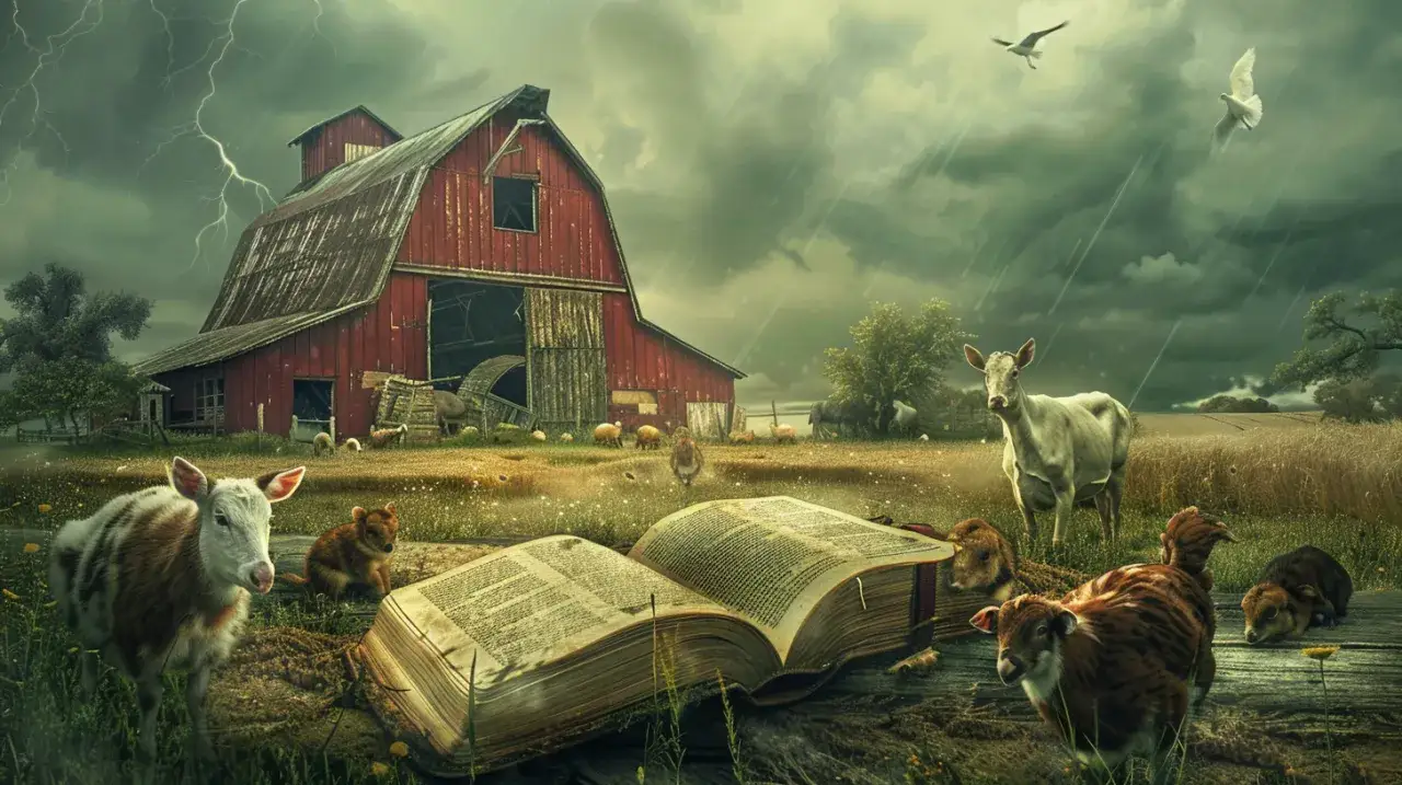 Recenzja "Folwark Zwierzęcy" George'a Orwella - analiza klasyka 