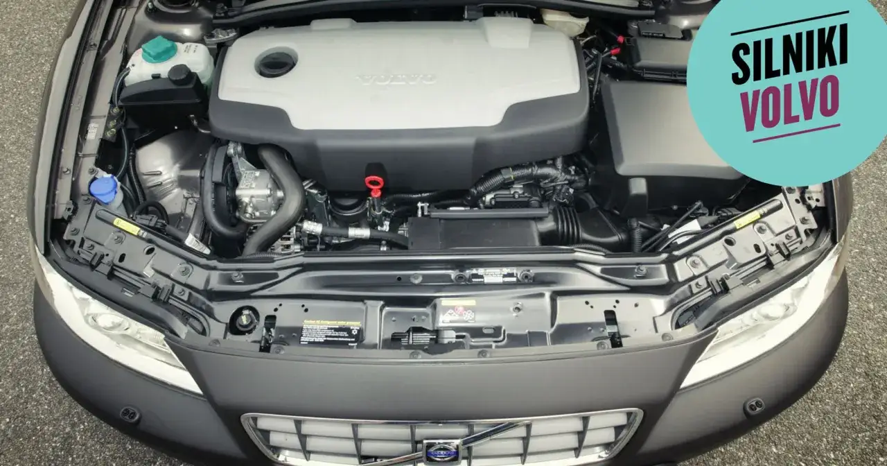 Odkryj, które silniki Volvo są najlepsze, patrząc na czysty i uporządkowany silnik pod maską.
