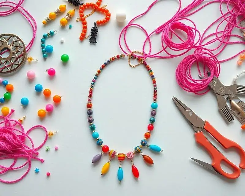 Jak zrobić duży naszyjnik - proste techniki i inspiracje DIY