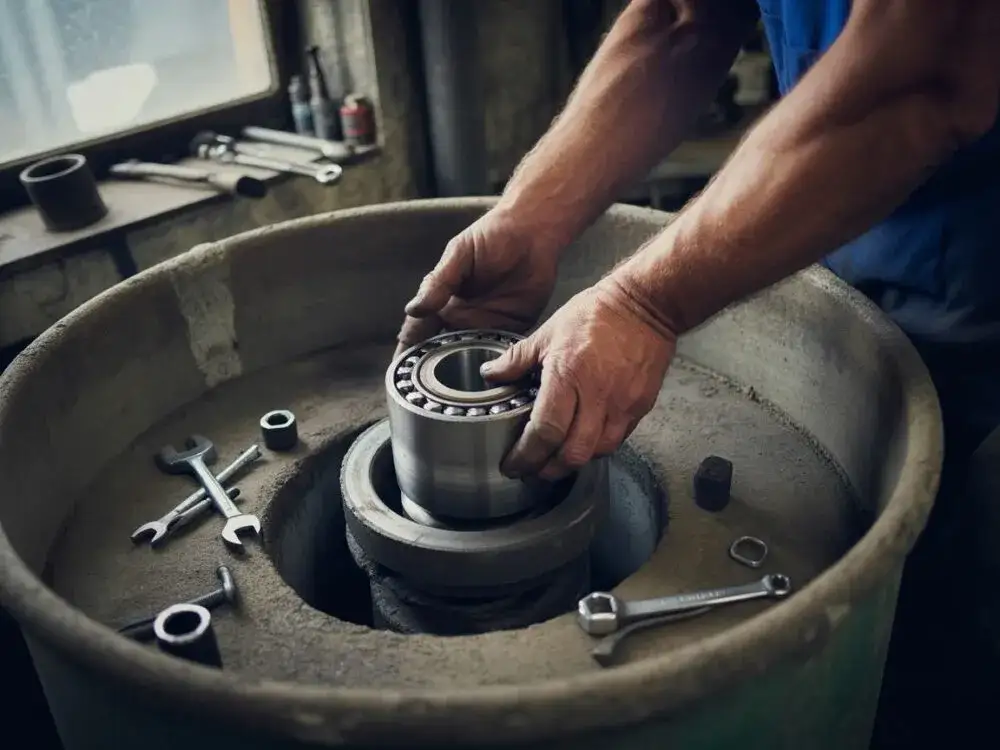 Jak wymienić łożysko w małej betoniarce - uniknij kosztownych błędów