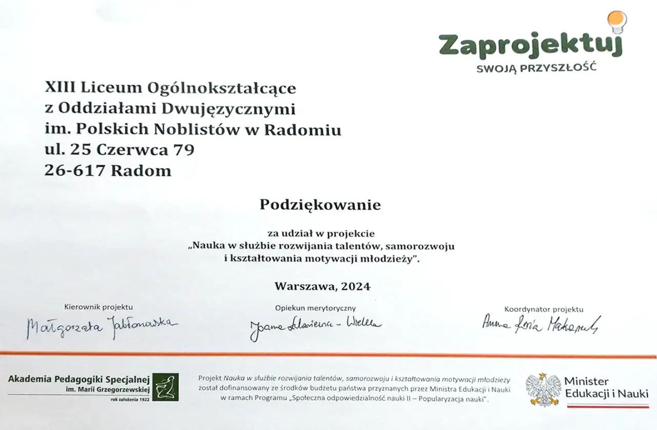 13 LO Radom: Które liceum wybrać dla swojego dziecka w mieście?