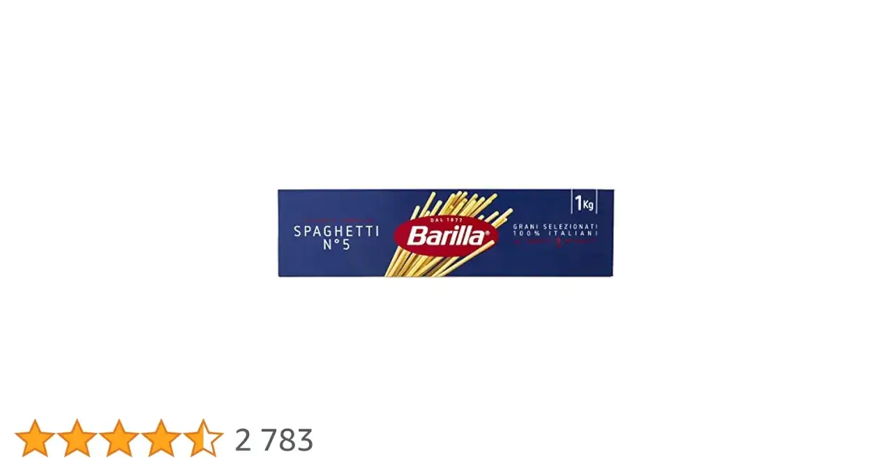 Barilla spaghetti 1kg - idealny wybór dla miłośników makaronu
