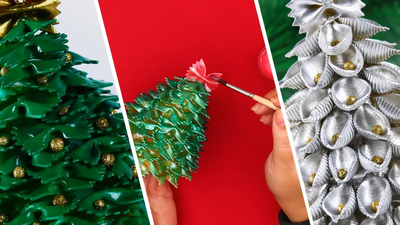 Choinka z makaronu: stwórz magiczną ozdobę DIY krok po kroku!