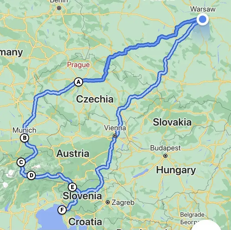 Jak przygotować plan podróży samochodem po Europie - praktyczny poradnik