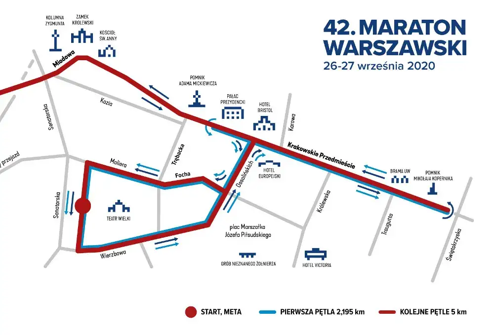 Maraton Warszawski ile km? Sprawdź dokładny dystans i przebieg trasy