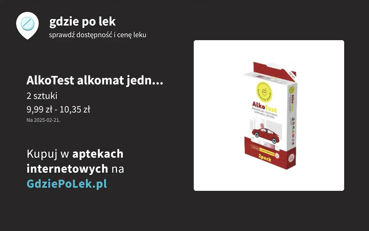 Ile kosztuje alkomat w aptece? Ceny, które Cię zaskoczą