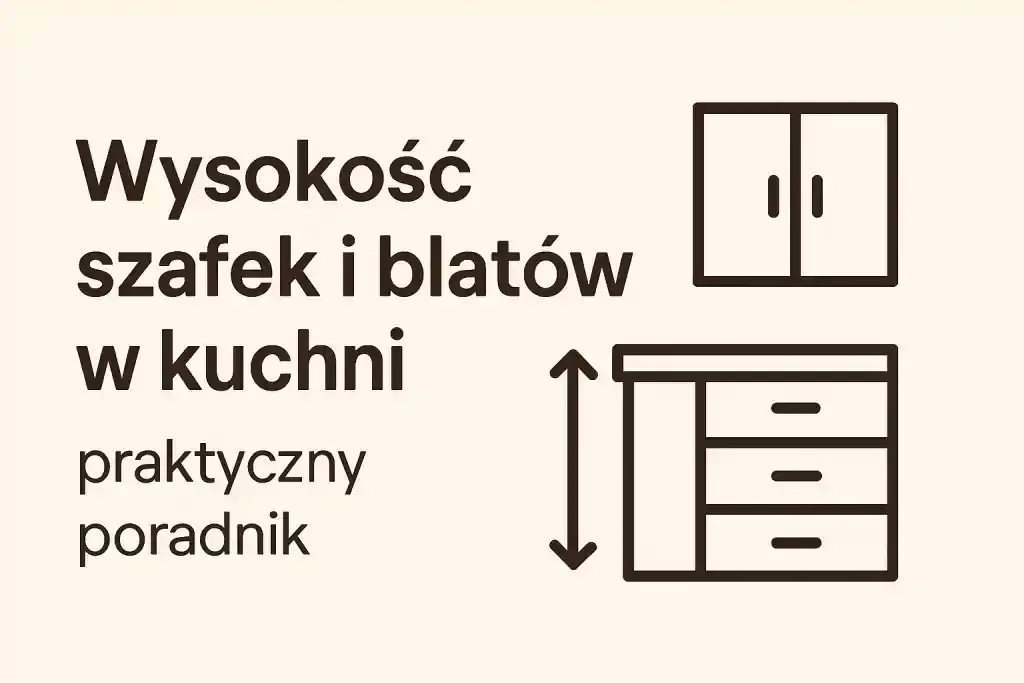 Na jakiej wysokości listwa do szafek kuchennych, by uniknąć błędów?