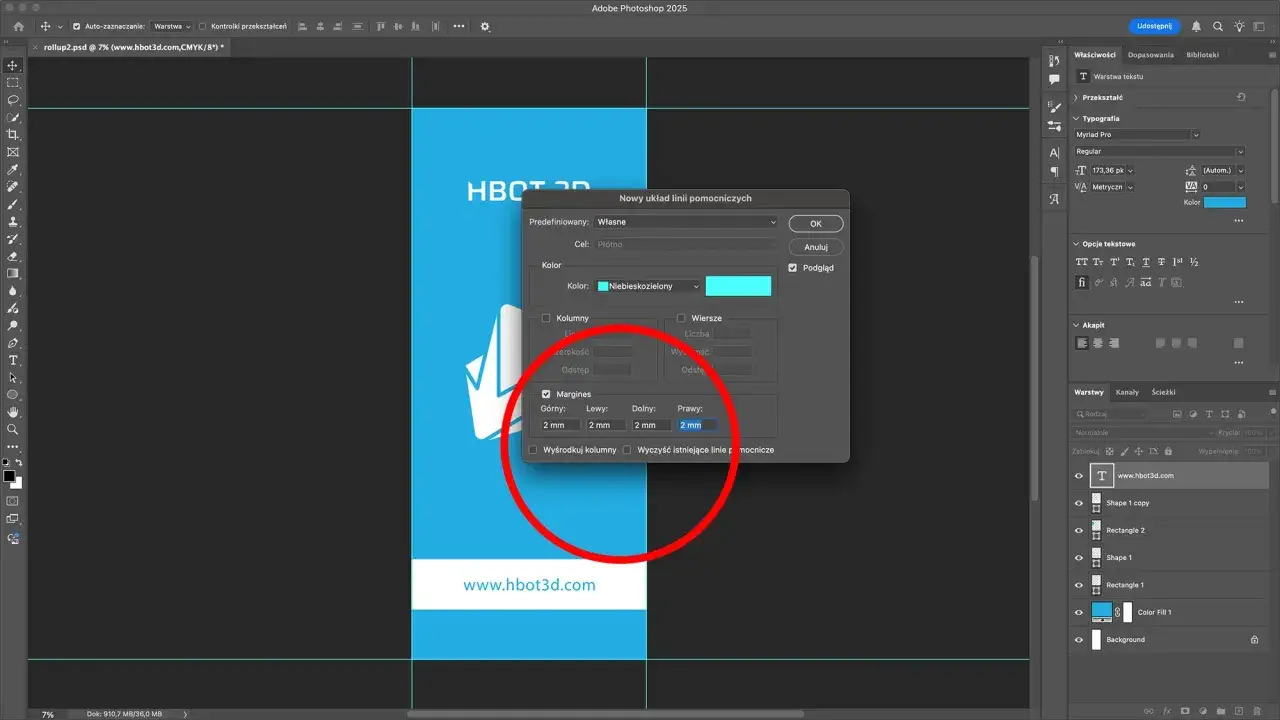 Spady w Photoshopie: Profesjonalny druk bez białych krawędzi