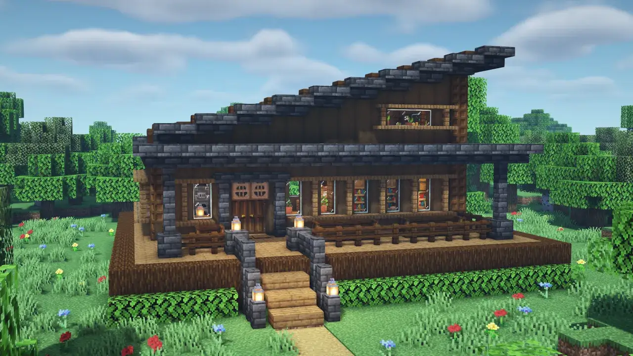 Minecraft: Zbuduj wymarzony drewniany dom! Techniki i inspiracje.