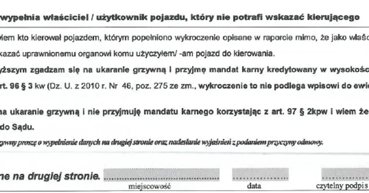 Wezwanie z fotoradaru: Jak odpowiedzieć? Wzór i 3 kluczowe opcje