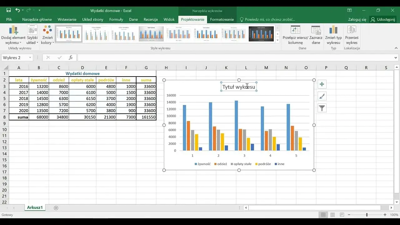 Jak zrobić wykres kolumnowy w Excelu - proste kroki, które musisz znać