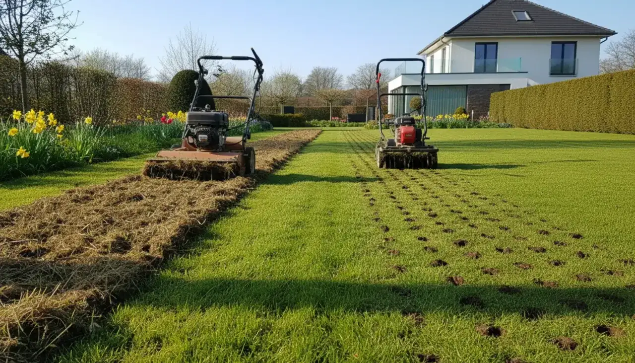 Trawnik po wertykulacji: 5 kroków do gęstej i zdrowej murawy