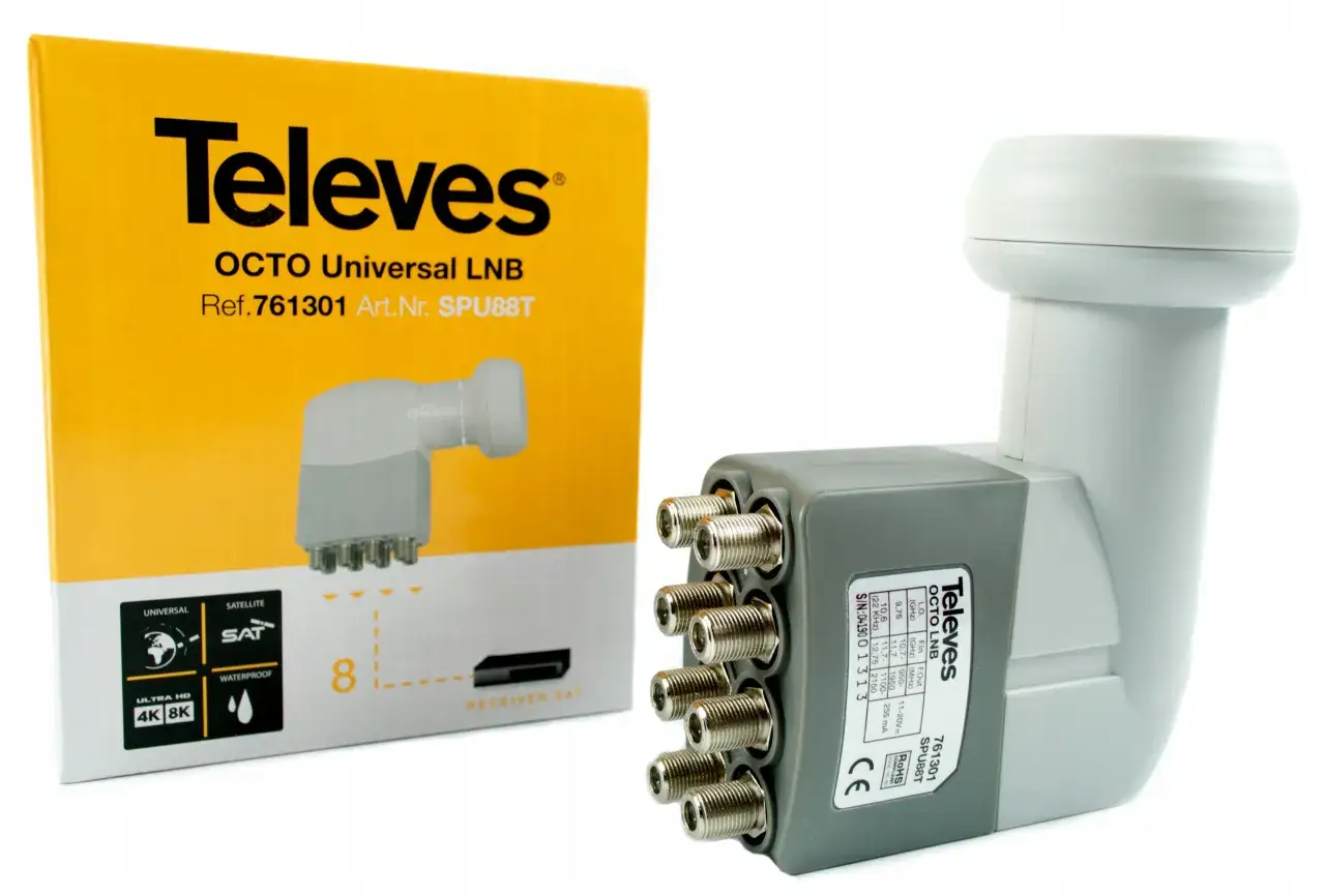 Konwerter satelitarny 6 wyjść? Octo czy Unicable dla 5-6 dekoderów