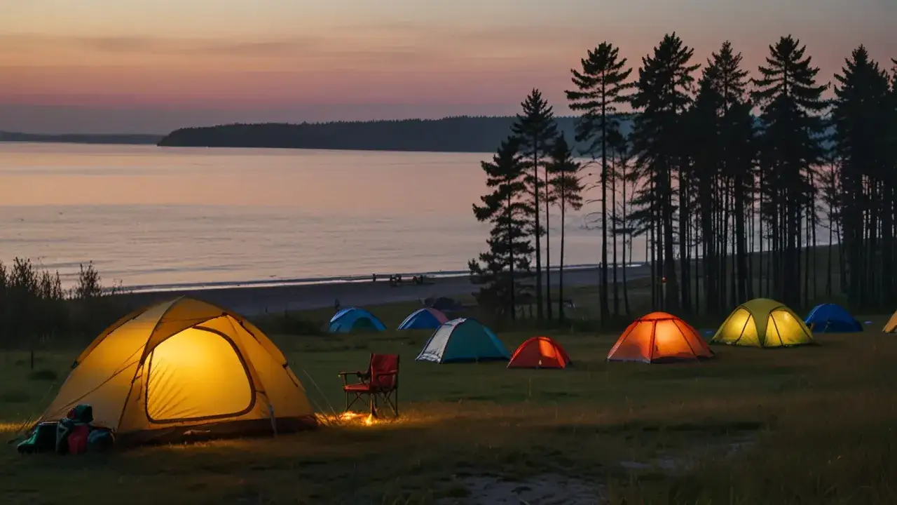 Ile kosztuje nocleg na polu namiotowym w Jantarze? Porównaj ceny
