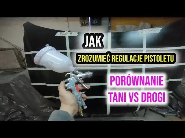 Malowanie bez zacieków? Jak ustawić pistolet lakierniczy krok po kroku