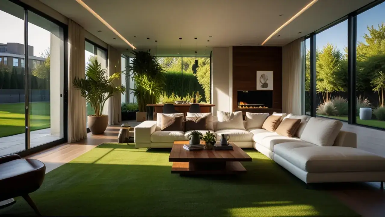 Sztuczna trawa w domu: jak stworzyć zielony raj w 4 ścianach