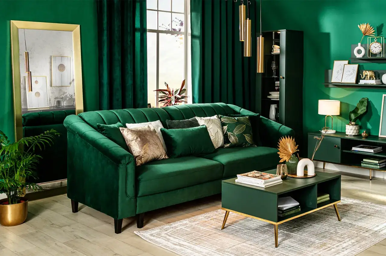 Jaki dywan do zielonej kanapy? Odkryj idealne połączenia kolorów