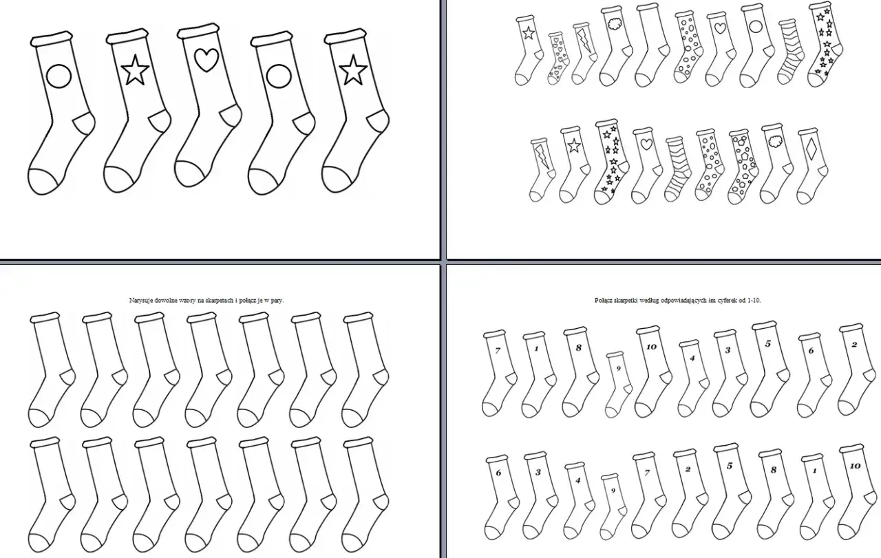 Jak narysować skarpetki: proste techniki i inspiracje do rysowania