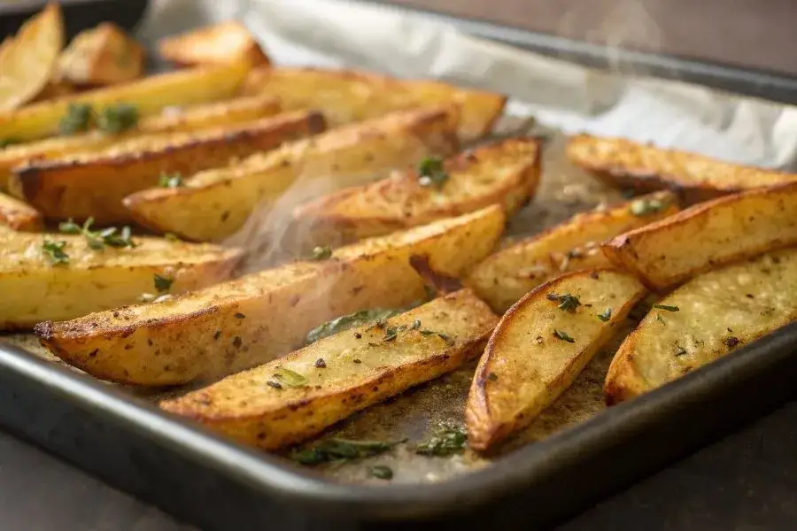 Chrupiące frytki z piekarnika: idealny czas i temperatura