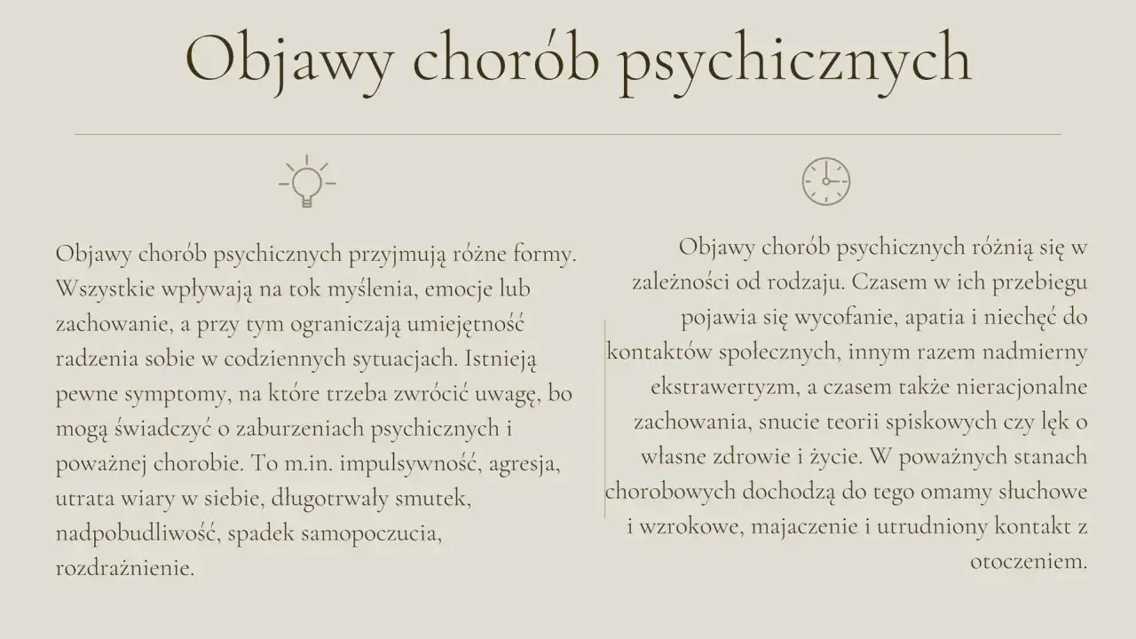 Sygnały psychiki: Objawy chorób psychicznych co musisz wiedzieć?