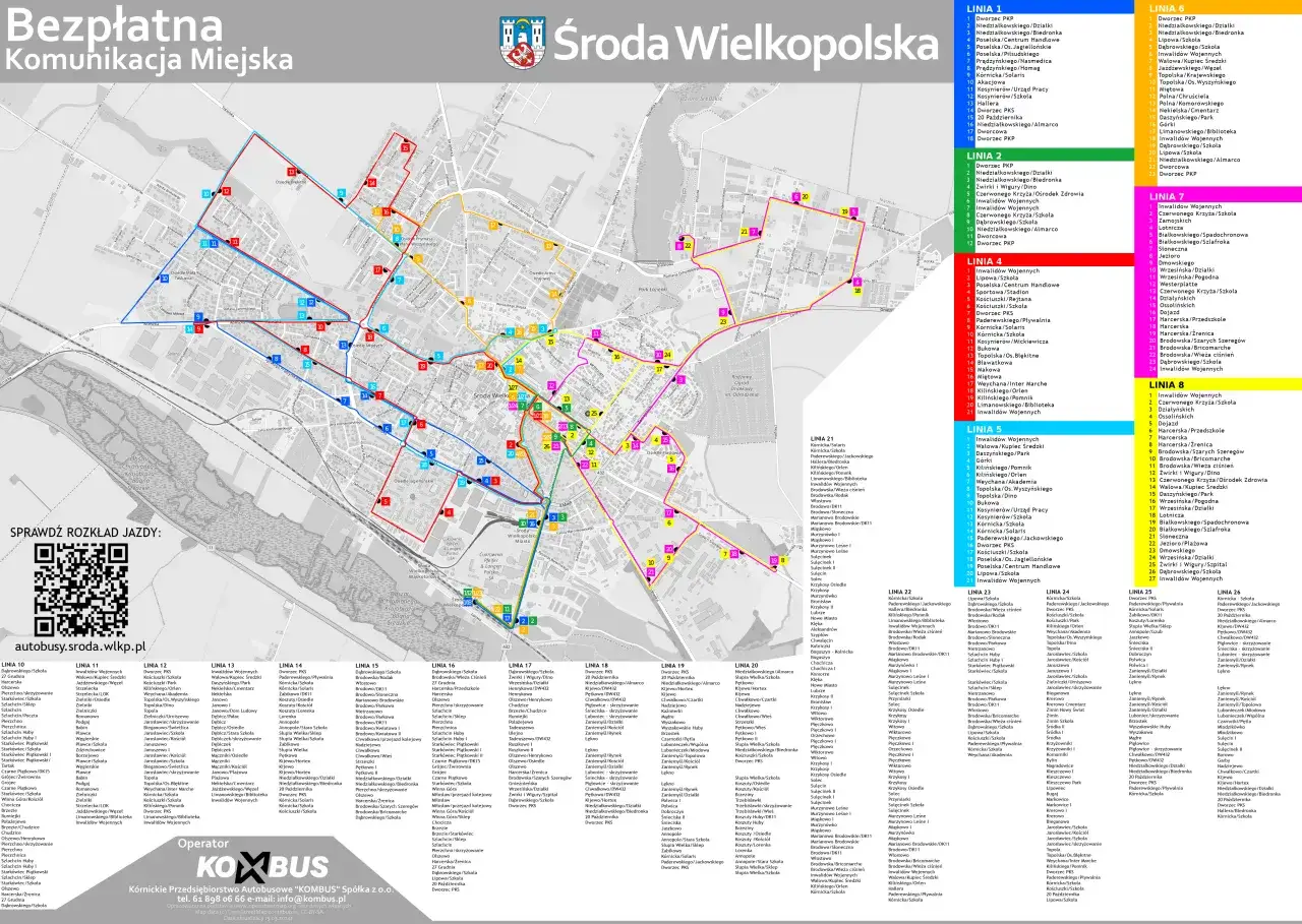 Rozkład jazdy autobusów Środa Wlkp - nie przegap ważnych godzin odjazdów