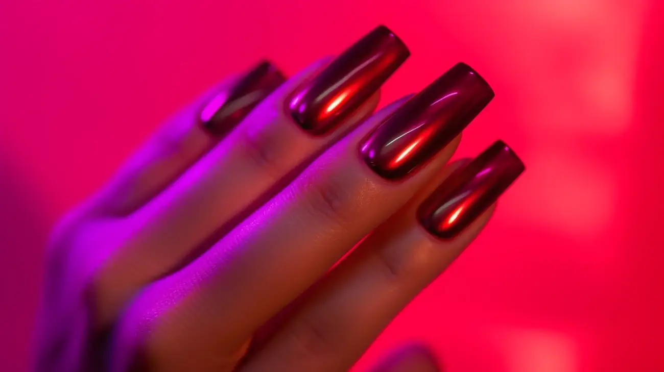 Zdobądź niesamowity look dzięki Paznokciom Czerwonym Neonowym - Twoje paznokcie będą błyszczeć!