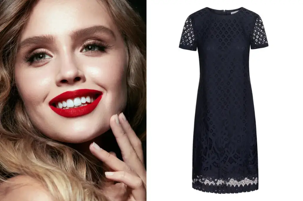 Jakie makijaż do granatowej sukienki, aby wyglądać olśniewająco?