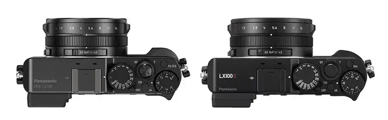 LX100 II vs Lumix LX100 II - Porównanie funkcji aparatu Panasonic