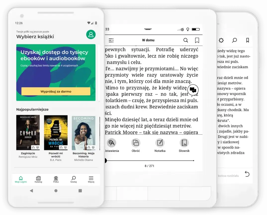  Legimi w Play - jak ściągnąć i czytać ebooki na Androida?