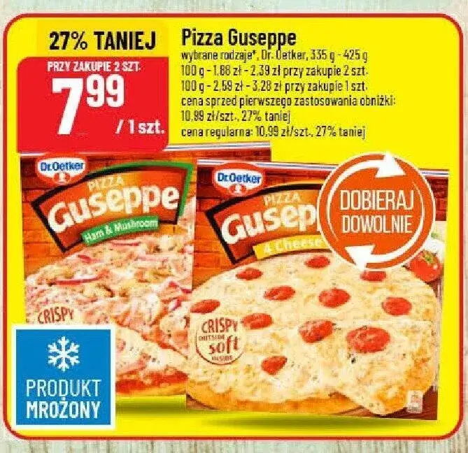 Pizza Guseppe: Gdzie kupisz najtaniej? Ceny i promocje