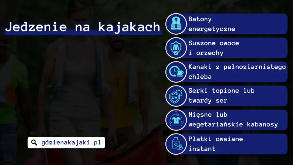 Co zabrać na kajaki do jedzenia, aby uniknąć nieprzyjemnych niespodzianek