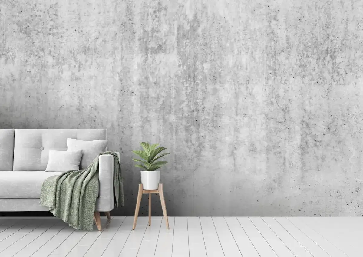 Tapeta jak beton – stwórz nowoczesne wnętrze bez remontu