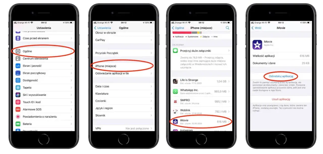 Jak usunąć aplikację z iPhone, której nie ma na ekranie - proste sposoby