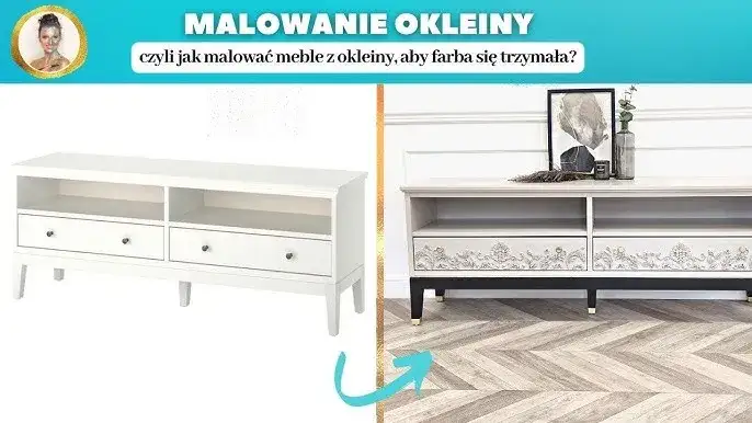 Malowanie mebli z okleiny: Jaka farba? Jak malować? Poradnik DIY