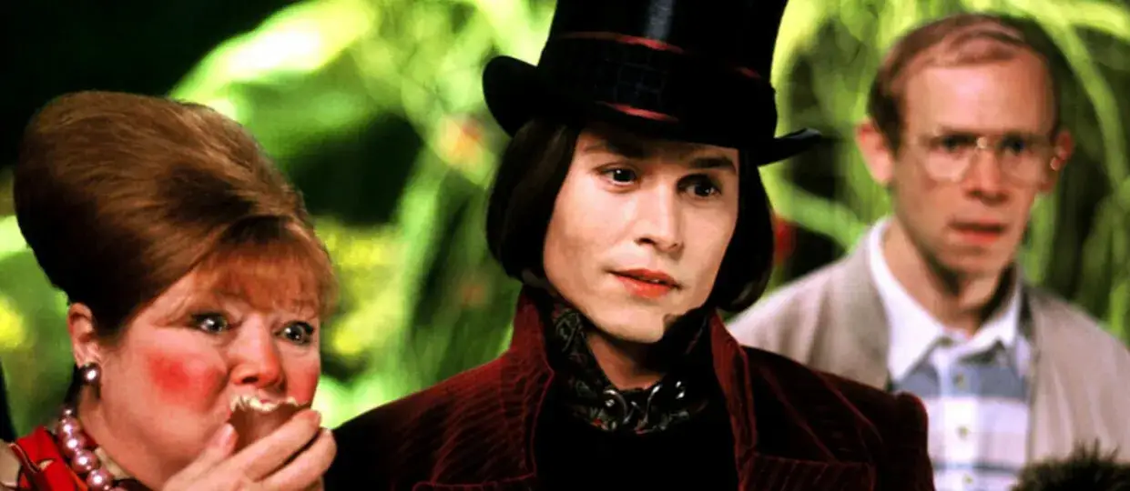 "Charlie i fabryka czekolady" - Johnny Depp jako ekscentryczny Willy Wonka